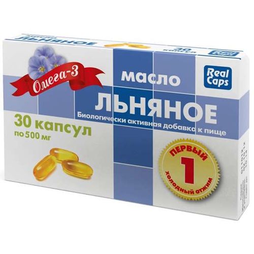 ЛЬНЯНОЕ МАСЛО КАПСУЛЫ 500 МГ №30