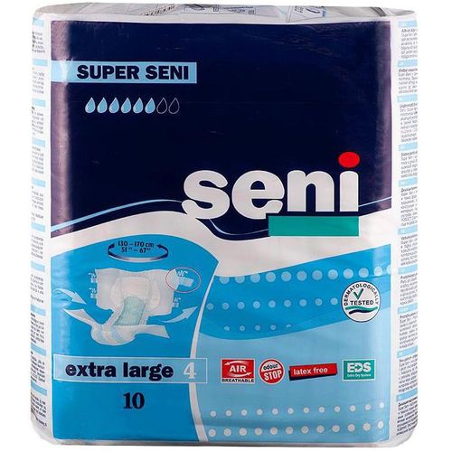 SUPER SENI TRIO ПОДГУЗНИКИ ДЛЯ ВЗРОСЛЫХ EXTRA LARGE ПОДГУЗНИКИ УРОЛОГИЧЕСКИЕ   №10