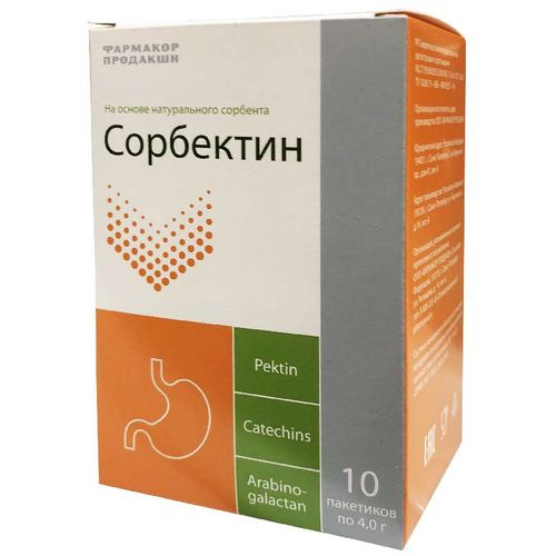 СОРБЕКТИН ДЛЯ ВЗРОСЛЫХ ПОРОШОК 4 Г №10