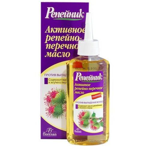 ФЛОРЕСАН РЕПЕЙНИК МАСЛО РЕПЕЙНО-ПЕРЕЧНОЕ АКТИВНОЕ (Ф-82) КОСМЕТИЧЕСКОЕ МАСЛО 100 МЛ №1
