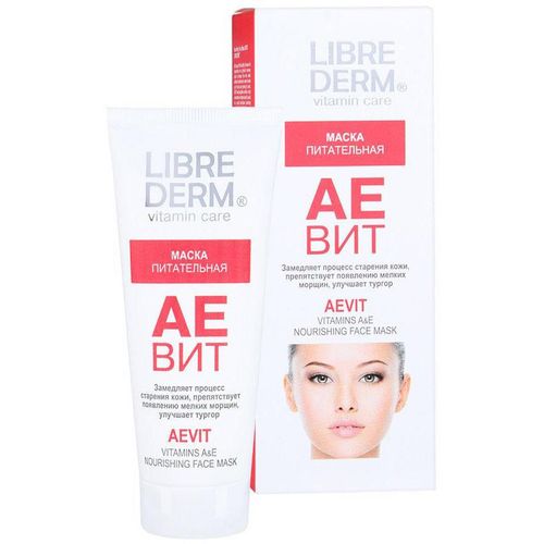 LIBREDERM АЕВИТ МАСКА Д/ЛИЦА ПИТАТЕЛЬНАЯ КОСМЕТИЧЕСКАЯ МАСКА  75 МЛ №1