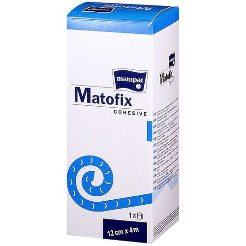 MATOPAT MATOFIX COHESIVE БИНТ ЭЛАСТИЧНЫЙ САМОПРИЛИПАЮЩИЙ 4.0 М X 12.0 СМ БИНТ САМОФИКСИРУЮЩИЙСЯ НЕСТЕРИЛЬНЫЙ №1