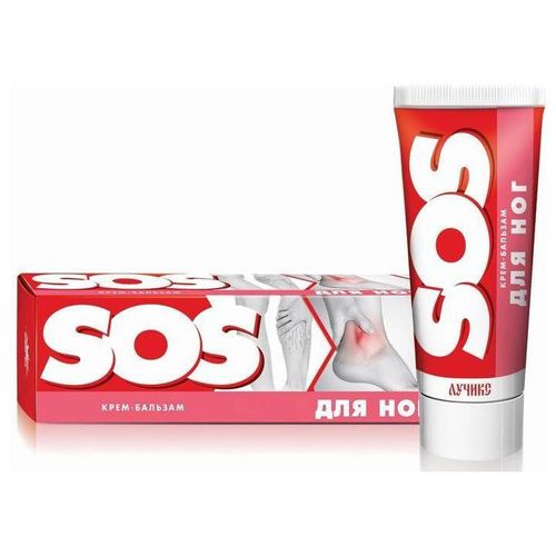 SOS ДЛЯ НОГ КРЕМ-БАЛЬЗАМ АНТИВАРИКОЗНЫЙ КОСМЕТИЧЕСКИЙ КРЕМ 50 МЛ №1