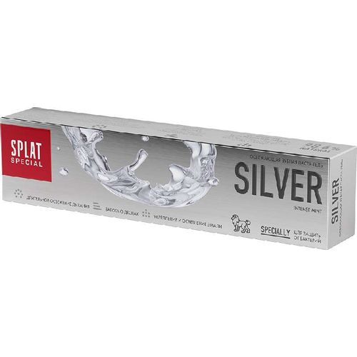 SPLAT SPECIAL З/ПАСТА SILVER/СЕРЕБРО ЗУБНАЯ ПАСТА АНТИБАКТЕРИАЛЬНАЯ 75 МЛ №1