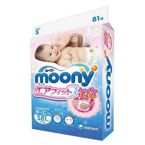 MOONY ПОДГУЗНИКИ S (4-8КГ) ПОДГУЗНИКИ ДЕТСКИЕ №81