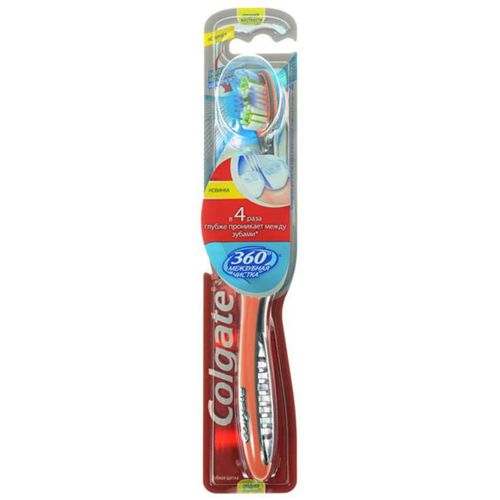 COLGATE ЗУБН ЩЕТКА 360 МЕЖЗУБНАЯ ЧИСТКА СРЕДНЯЯ ЗУБНАЯ ЩЕТКА   №1