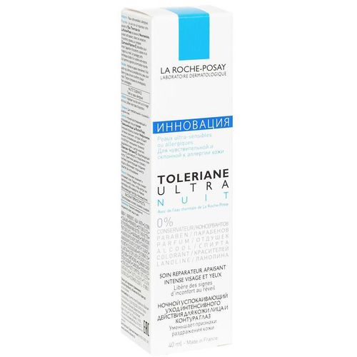 LA ROCHE-POSAY TOLERIANE ULTRA УХОД НОЧНОЙ ВОССТ/УСПОК КРЕМ НОЧНОЙ  40 МЛ №1