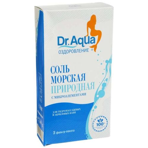 DR.AQUA ДОКТОР АКВА СОЛЬ МОРСКАЯ ПРИРОДНАЯ КОСМЕТИЧЕСКИЕ СРЕДСТВА ДЛЯ РАСТВОРЕНИЯ 750 МЛ №1