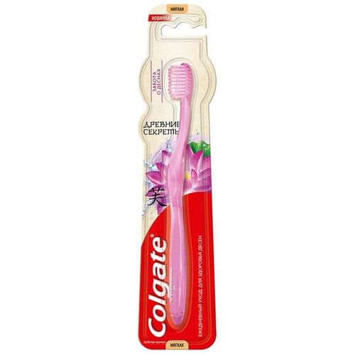 COLGATE ЗУБН ЩЕТКА ДРЕВНИЕ СЕКРЕТЫ ЗАБОТА О ДЕСНАХ МЯГКАЯ ЗУБНАЯ ЩЕТКА   №1
