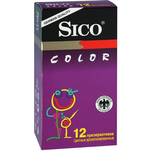 SICO COLOR АРОМАТИЗИРОВ ПРЕЗЕРВАТИВ №12