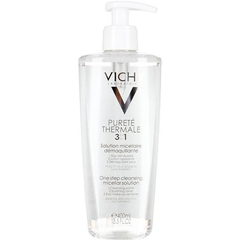 VICHY PURETE THERMAL ЛОСЬОН МИЦЕЛЛЯР Д/СНЯТ МАКИЯЖА Д/ЛИЦА/ГЛАЗ 3В1 КОСМЕТИЧЕСКИЙ ЛОСЬОН  400 МЛ №1