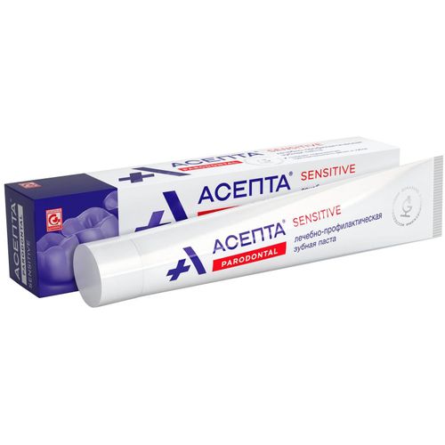 АСЕПТА PARODONTAL З/ПАСТА SENSITIVE ПРОФИЛАКТИЧЕСКАЯ ЗУБНАЯ ПАСТА ДЛЯ ЧУВСТВИТЕЛЬНЫХ ЗУБОВ 75 МЛ №1