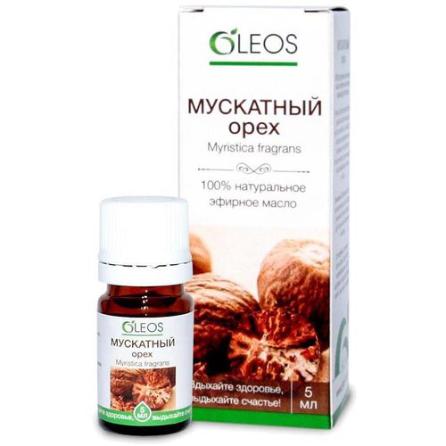 OLEOS ЭФИРНОЕ МАСЛО МУСКАТНЫЙ ОРЕХ ЭФИРНОЕ МАСЛО  5 МЛ №1