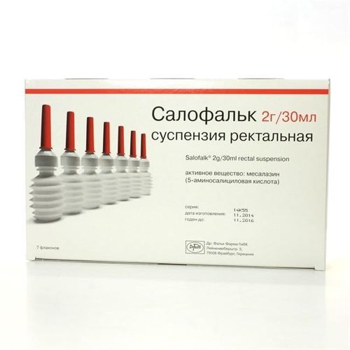 САЛОФАЛЬК СУСПЕНЗИЯ РЕКТАЛЬНАЯ 2 Г 30 МЛ №7