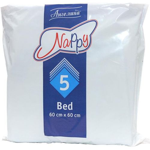 АНГЕЛИНА NAPPY ПРОСТЫНИ 60Х60 ПЕЛЕНКИ ВПИТЫВАЮЩИЕ ВЗРОСЛЫЕ   №5
