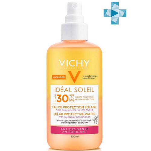 VICHY CAPITAL IDEAL SOLEIL СПРЕЙ Д/ТЕЛА ДВУХФАЗНЫЙ АНТИОКСИДАНТ SPF30 КОСМЕТИЧЕСКИЙ СПРЕЙ  200 МЛ №1