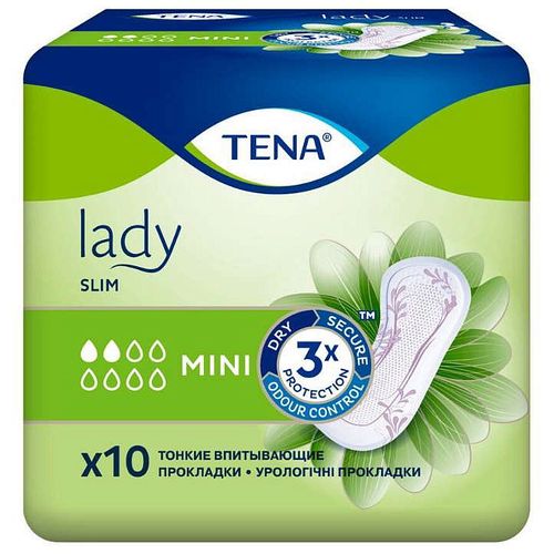 TENA LADY SLIM MINI ПРОКЛАДКИ    №10