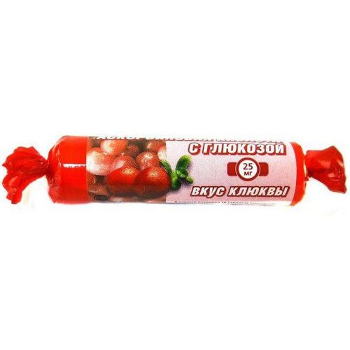 ГЛЕНВИТОЛ КЛЮКВА ТАБЛЕТКИ ЖЕВАТЕЛЬНЫЕ  3 Г №10