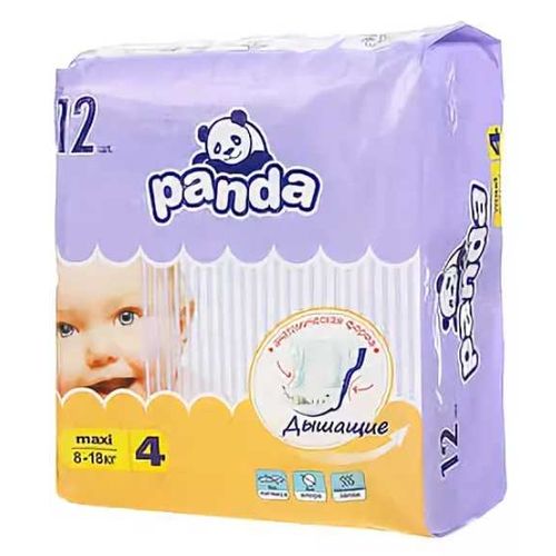 PANDA ПОДГУЗНИКИ 4 MAXI (8-18КГ) ПОДГУЗНИКИ ДЕТСКИЕ №12