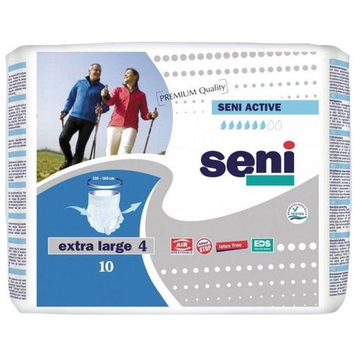SENI ACTIVE ТРУСЫ-ПОДГУЗНИКИ ДЛЯ ВЗРОСЛЫХ EXTRA LARGE ПОДГУЗНИКИ-ТРУСЫ УРОЛОГИЧЕСКИЕ   №10