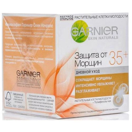 GARNIER ЗАЩИТА ОТ МОРЩИН 35+ А/ВОЗР КРЕМ ДНЕВНОЙ КОСМЕТИЧЕСКИЙ КРЕМ 50 МЛ №1