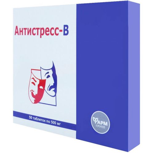 АНТИСТРЕСС-В ТАБЛЕТКИ 500 МГ   №50