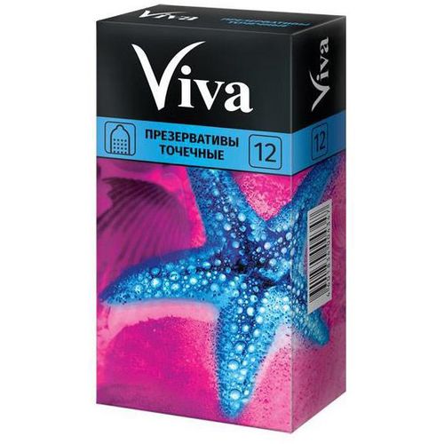 VIVA ПРЕЗЕРВАТИВЫ ТОЧЕЧНЫЕ ПРЕЗЕРВАТИВ    №12