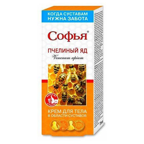 СОФЬЯ БАЛЬЗАМ Д/ТЕЛА В ОБЛ СУСТАВОВ ПЧЕЛИНЫЙ ЯД БАЛЬЗАМ ДЛЯ ТЕЛА 75 МЛ №1