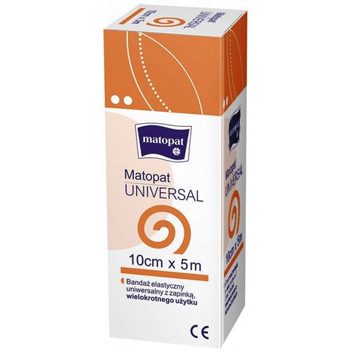 MATOPAT UNIVERSAL БИНТ ЭЛАСТИЧНЫЙ УНИВЕРСАЛЬНЫЙ БИНТ ЭЛАСТИЧНЫЙ 5,0 МХ10,0 СМ №1