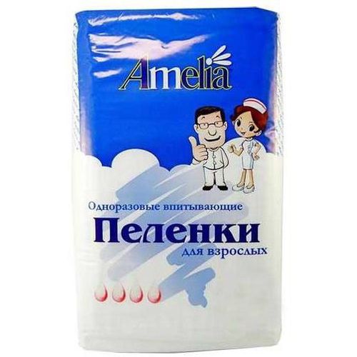 АМЕЛИЯ ПЕЛЕНКИ ОДНОРАЗОВЫЕ 60X60 СМ ПЕЛЕНКИ ВПИТЫВАЮЩИЕ ДЕТСКИЕ №1