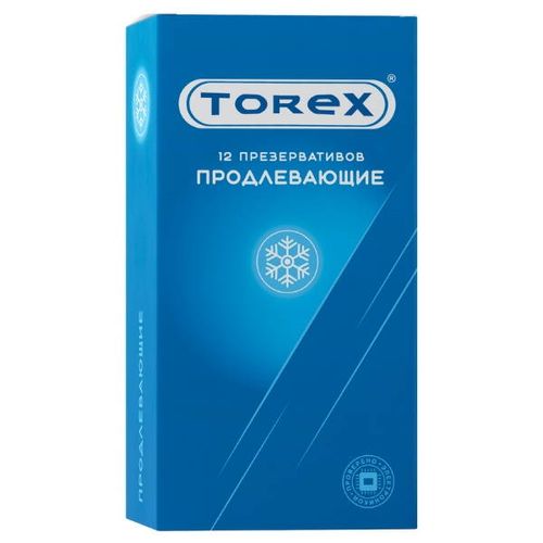 TOREX ПРЕЗЕРВАТИВЫ ПРОДЛЕВАЮЩИЕ ПРЕЗЕРВАТИВ    №12