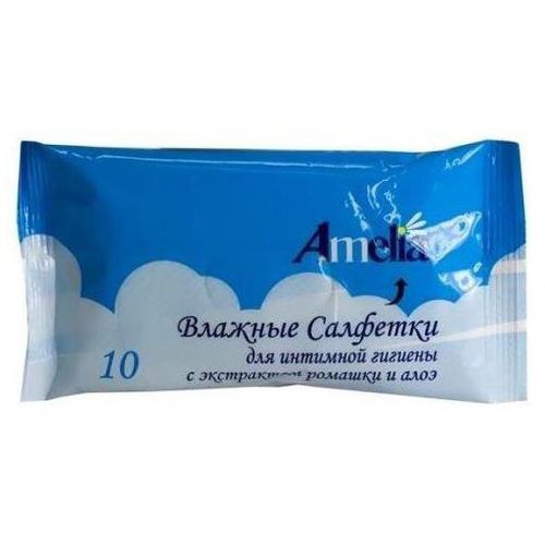 АМЕЛИЯ САЛФЕТКИ ВЛАЖ В АСС САЛФЕТКИ ВЛАЖНЫЕ КОСМЕТИЧЕСКИЕ   №10