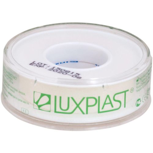 LUXPLAST ПЛАСТ.ФИКСИР.НА ПОЛИМЕР.ОСН.ПРОЗРАЧ.5М*1,25СМ ПЛАСТЫРЬ НА ПОЛИМЕРНОЙ ОСНОВЕ   №1