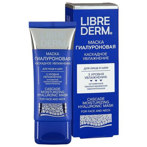 LIBREDERM ГИАЛУРОНОВАЯ МАСКА КАСКАДНОЕ УВЛАЖНЕНИЕ КОСМЕТИЧЕСКАЯ МАСКА  75 МЛ №1