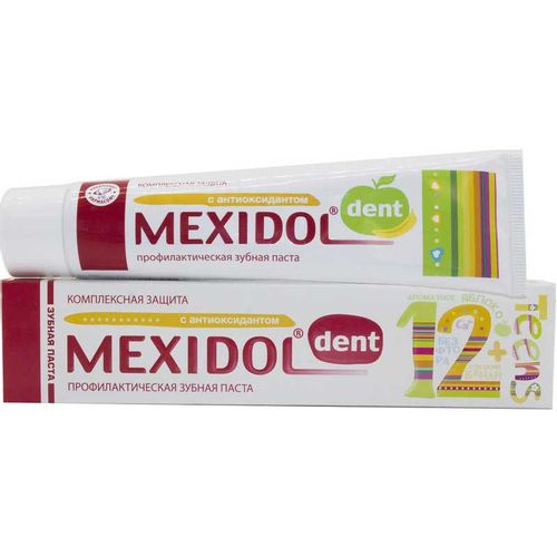 MEXIDOL DENT TEENS 12+ ЗУБНАЯ ПАСТА ДЕТСКАЯ 65 Г №1