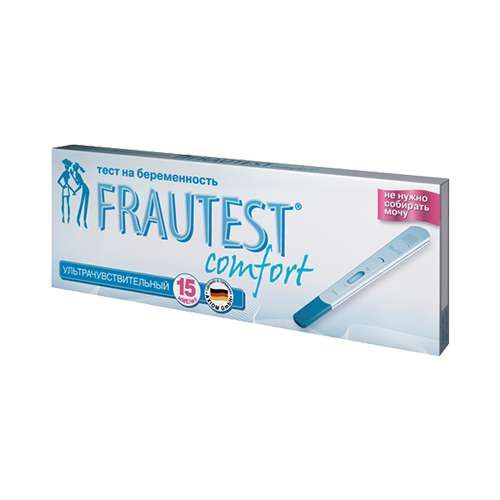 FRAUTEST COMFORT ТЕСТ НА БЕРЕМЕННОСТЬ ТЕСТ НА БЕРЕМЕННОСТЬ №2
