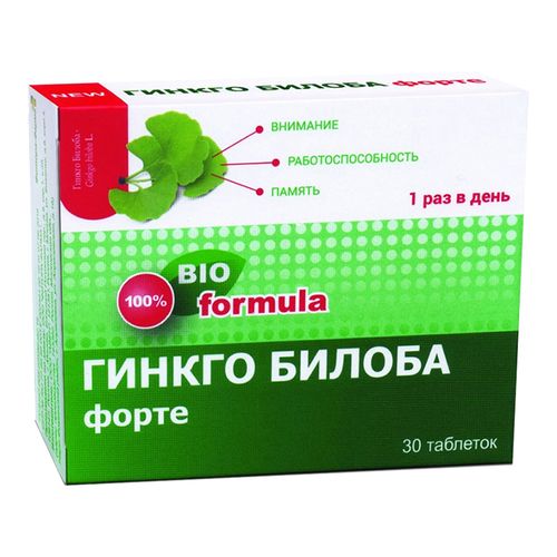 ГИНКГО БИЛОБА ФОРТЕ ТАБЛЕТКИ №60