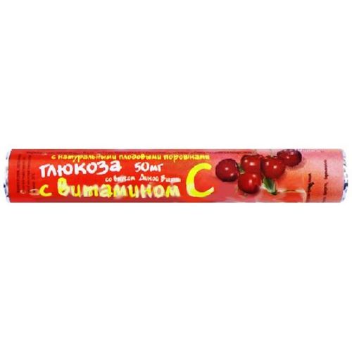 ГЛЮКОЗА С ВИТАМИНОМ С ТАБЛЕТКИ ЖЕВАТЕЛЬНЫЕ [ВИШНЯ]    №18