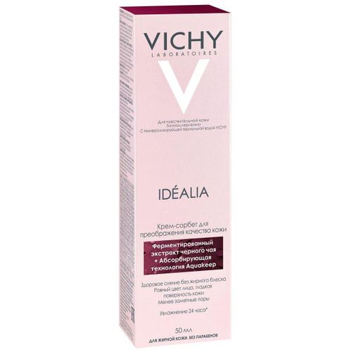 VICHY IDEALIA КРЕМ-СОРБЕТ Д/КОМБ/ЖИРНОЙ КОЖИ ДНЕВНОЙ КОСМЕТИЧЕСКИЙ КРЕМ  50 МЛ №1