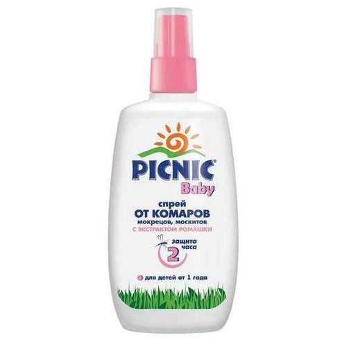PICNIC BABY СПРЕЙ ОТ КОМАРОВ СПРЕЙ 120 МЛ №1