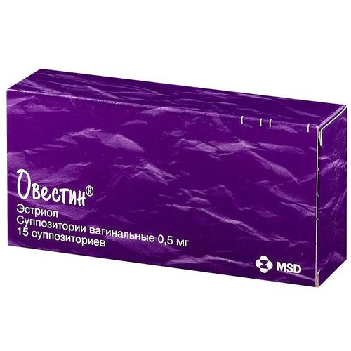 ОВЕСТИН СУППОЗИТОРИИ ВАГИНАЛЬНЫЕ 0,5 МГ   №1