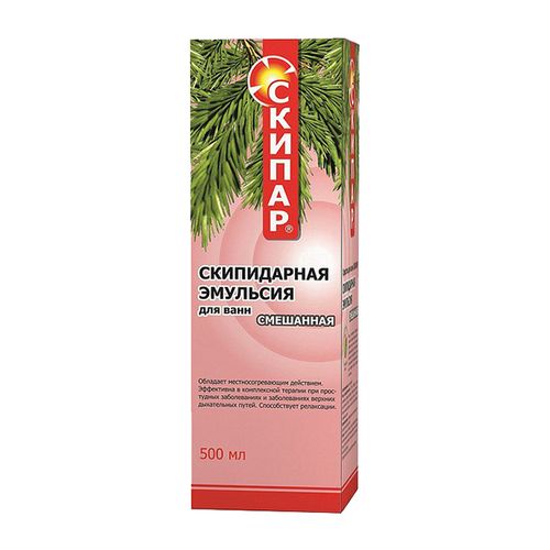 СКИПАР ЭМУЛЬСИЯ СКИПИДАРНАЯ СМЕШАННАЯ КОСМЕТИЧЕСКИЙ КОНЦЕНТРАТ 500 МЛ №1