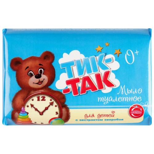 ТИК-ТАК МЫЛО ДЕТСКОЕ КОСМЕТИЧЕСКОЕ МЫЛО 150 Г №1
