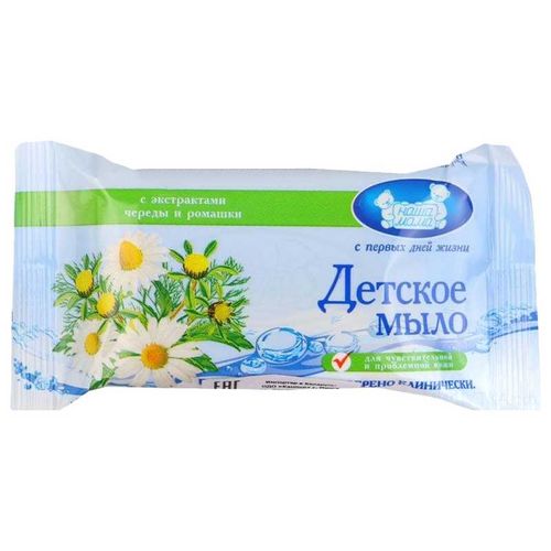 НАША МАМА МЫЛО ДЕТСКОЕ ЧЕРЕДА И РОМАШКА КОСМЕТИЧЕСКОЕ МЫЛО 90 Г №1