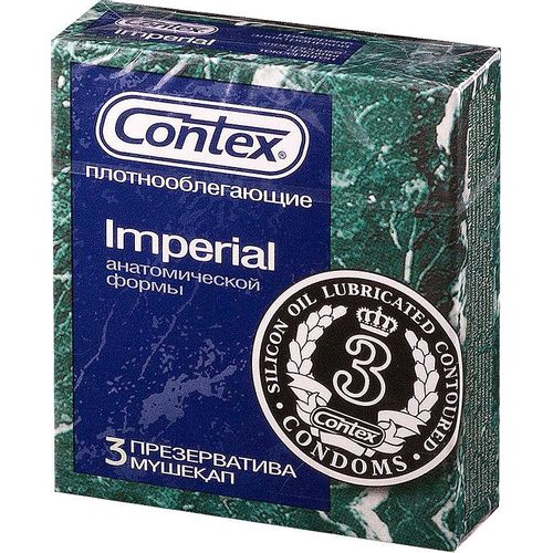 CONTEX ПРЕЗЕРВАТИВЫ ПЛОТНООБЛЕГ IMPERIAL ПРЕЗЕРВАТИВ №3