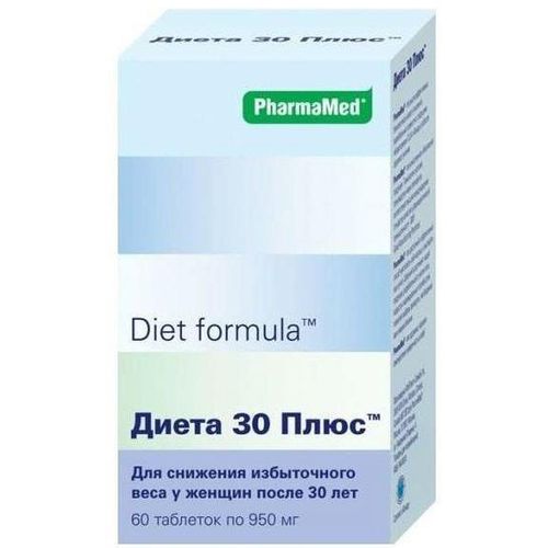 ДИЕТ ФОРМУЛА "ДИЕТА 30 ПЛЮС" ТАБЛЕТКИ    №60