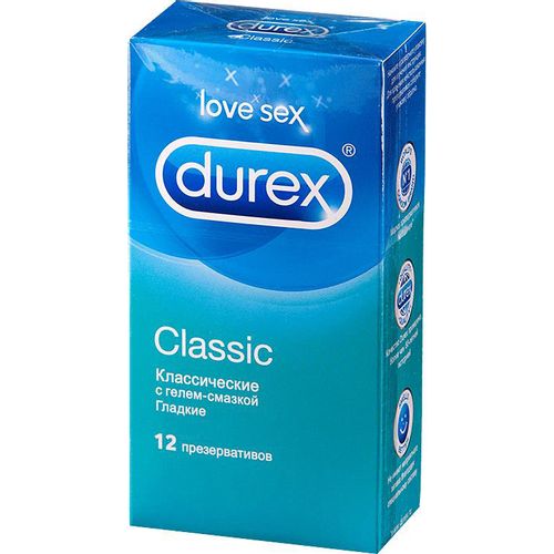 DUREX ПРЕЗЕРВАТИВЫ CLASSIC (ГЛАДКИЕ) ПРЕЗЕРВАТИВ №12