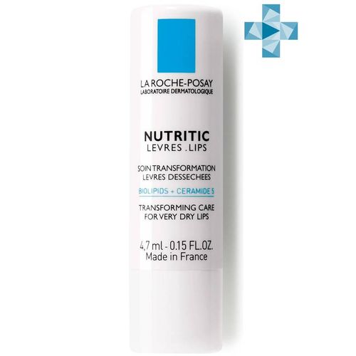 LA ROCHE-POSAY NUTRITIC LEVRES СТИК Д/ГУБ ПИТАТ КОСМЕТИЧЕСКИЙ БАЛЬЗАМ  4,7 МЛ №1
