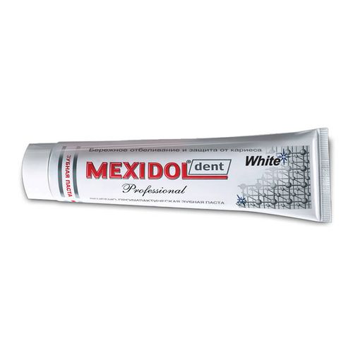MEXIDOL DENT PROFESSIONAL WHITE ЗУБНАЯ ПАСТА ЗУБНАЯ ПАСТА ОТБЕЛИВАЮЩАЯ 100 Г №1