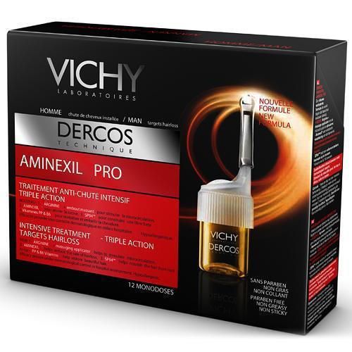 VICHY DERCOS AMINEXIL PRO СРЕДСТВО ТРОЙН ДЕЙСТВИЯ Д/МУЖ КОСМЕТИЧЕСКИЙ КОНЦЕНТРАТ  6 МЛ №12